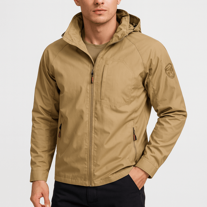 Unisex Hooded Jacket Nylon Lightweight - BritishMode