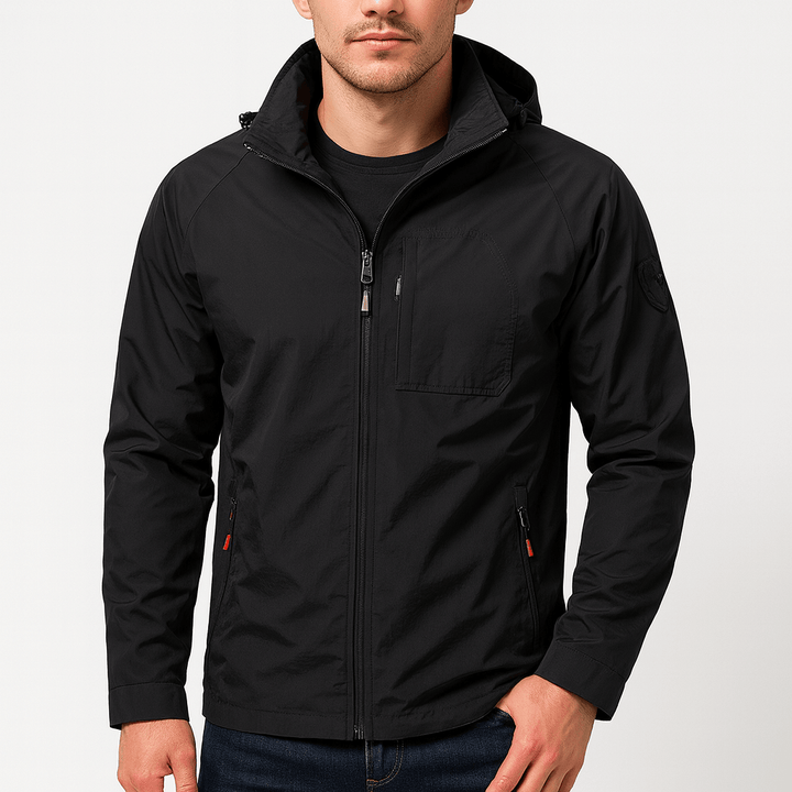 Unisex Hooded Jacket Nylon Lightweight