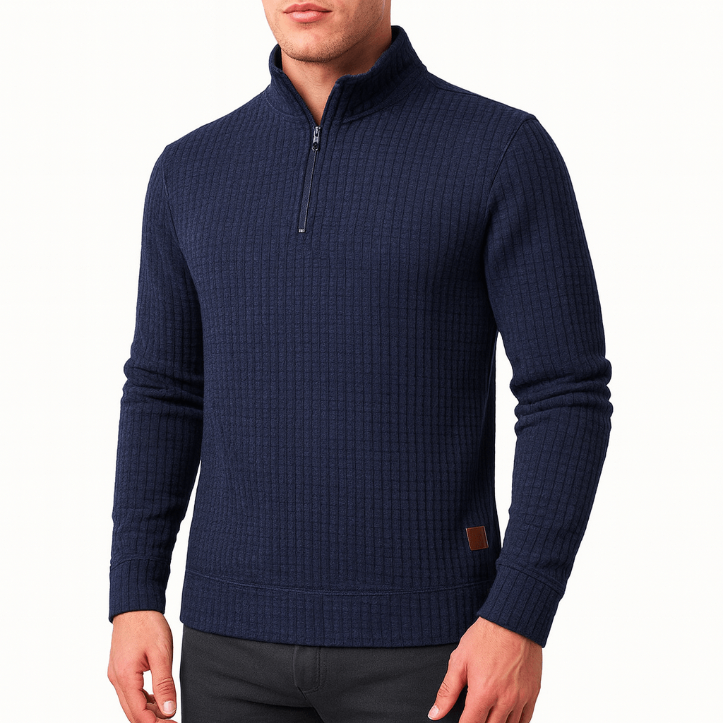 Unisex Oversized Pullover Half-Zip Casual Fit
