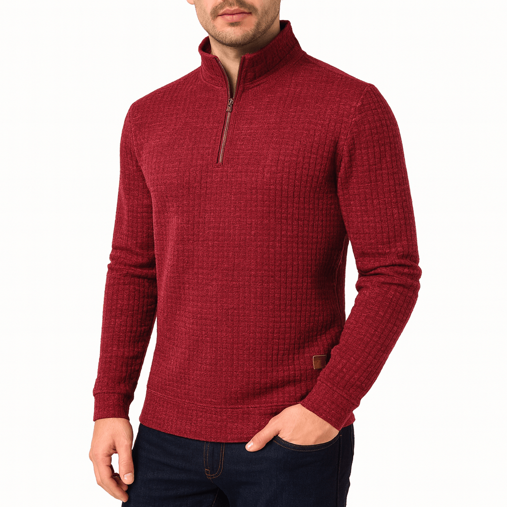 Unisex Oversized Pullover Half-Zip Casual Fit