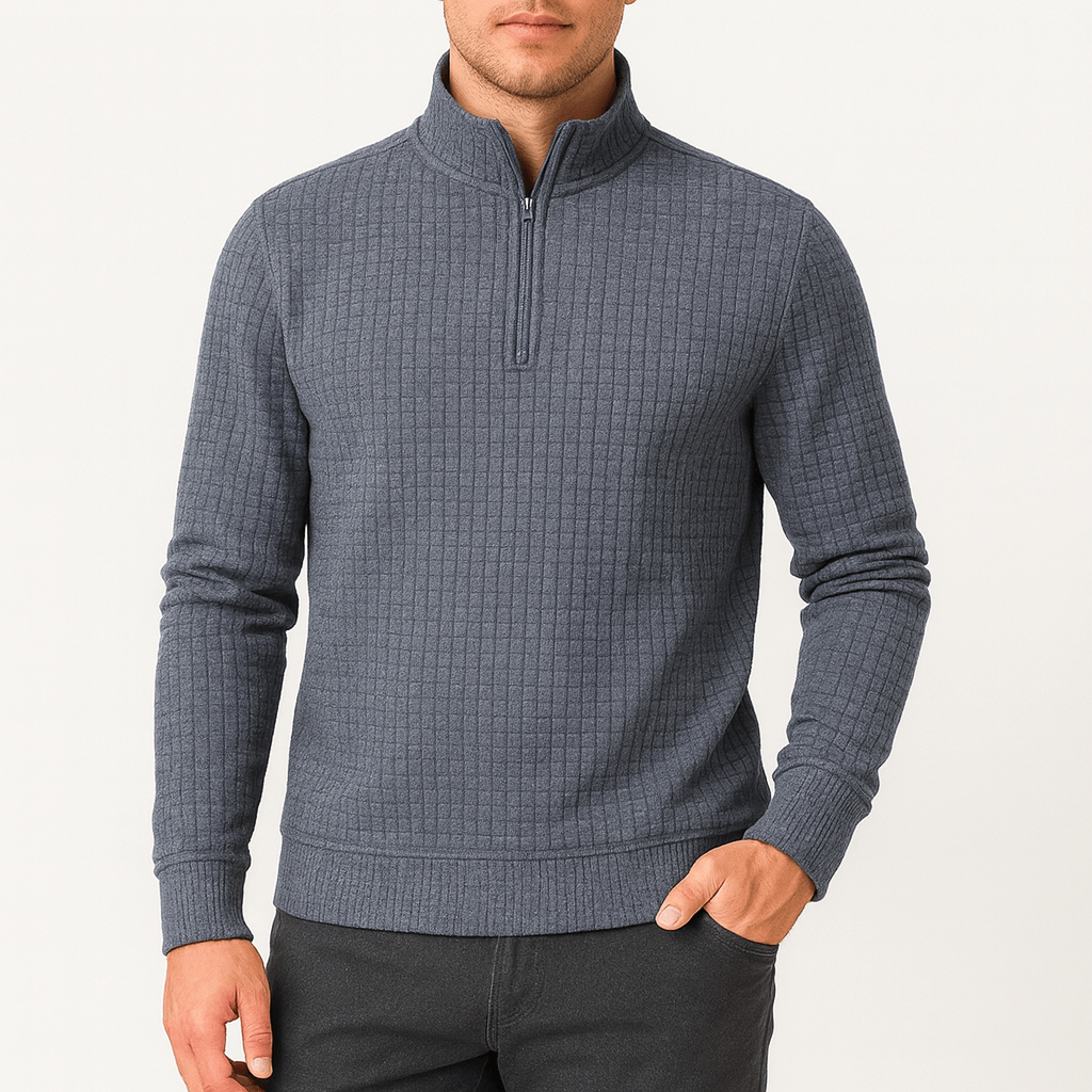 Unisex Oversized Pullover Half-Zip Casual Fit