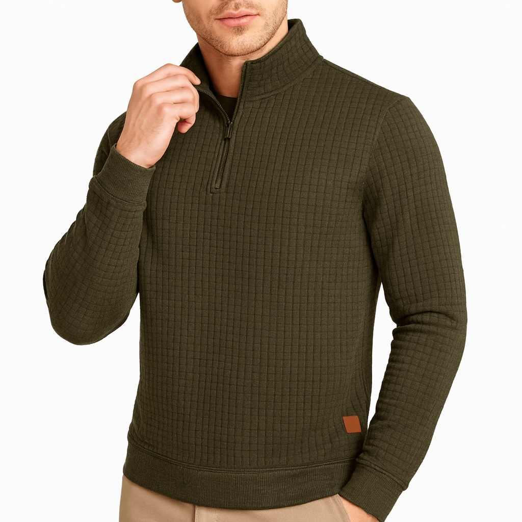 Unisex Oversized Pullover Half-Zip Casual Fit