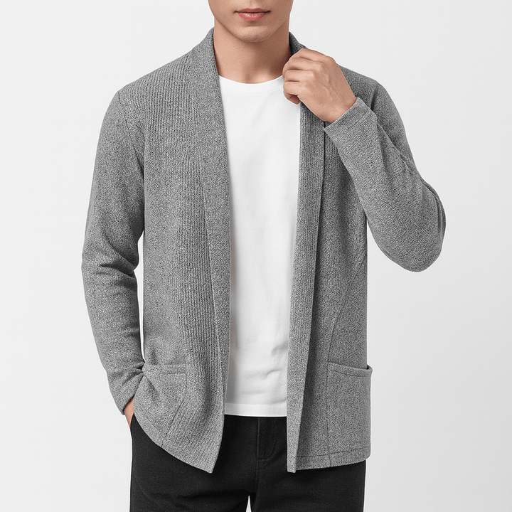 Womens Knit Cardigan with Pockets Relaxed Fit