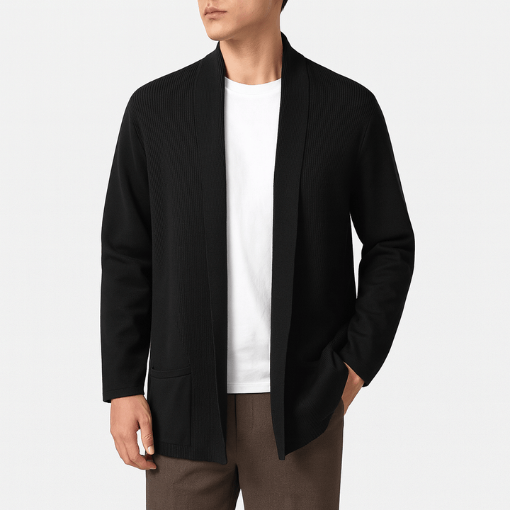 Womens Knit Cardigan with Pockets Relaxed Fit