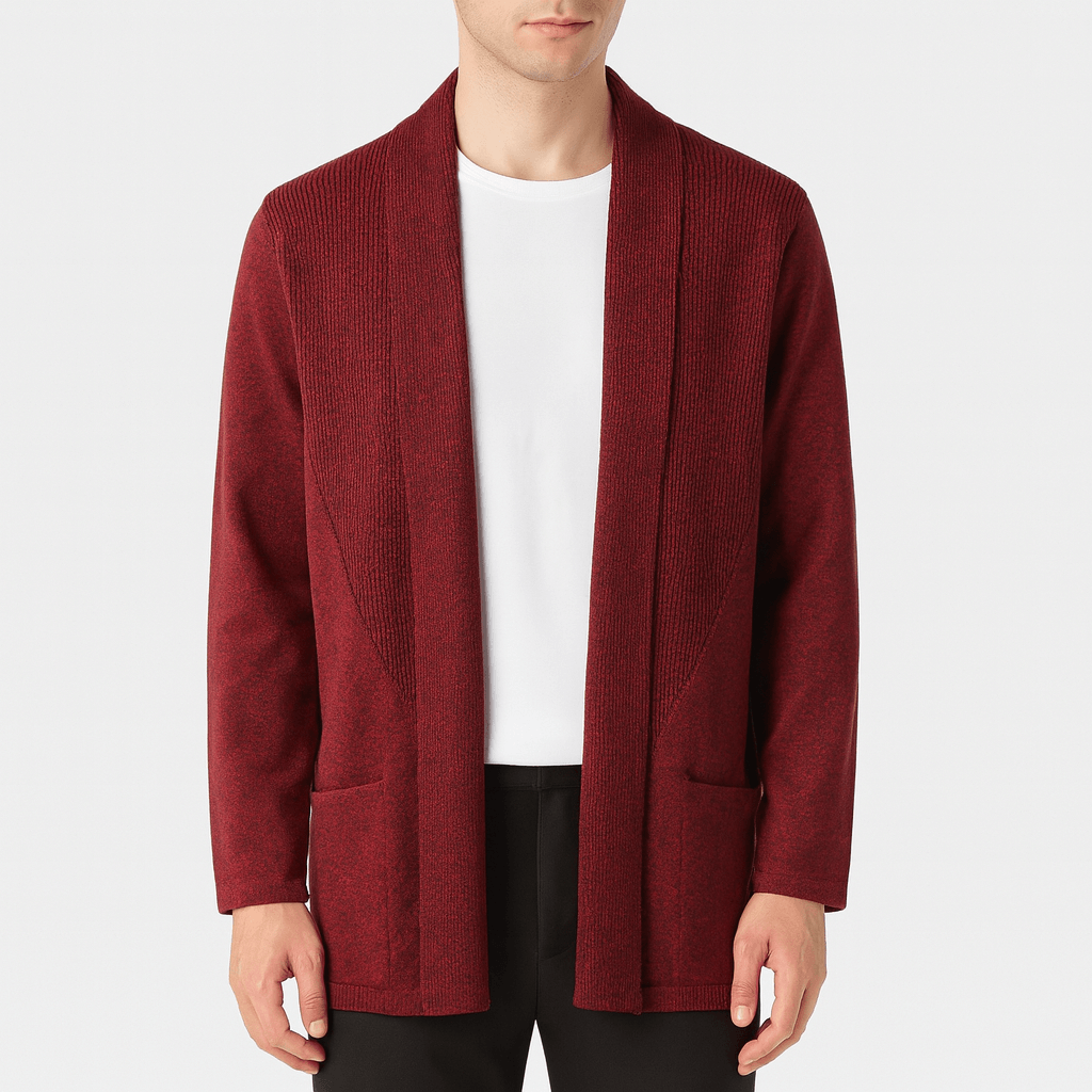 Womens Knit Cardigan with Pockets Relaxed Fit