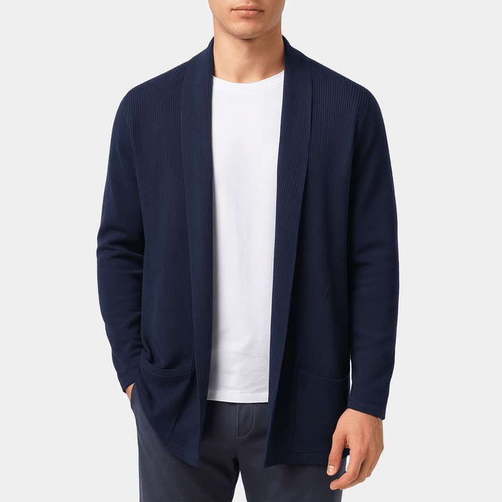 Womens Knit Cardigan with Pockets Relaxed Fit