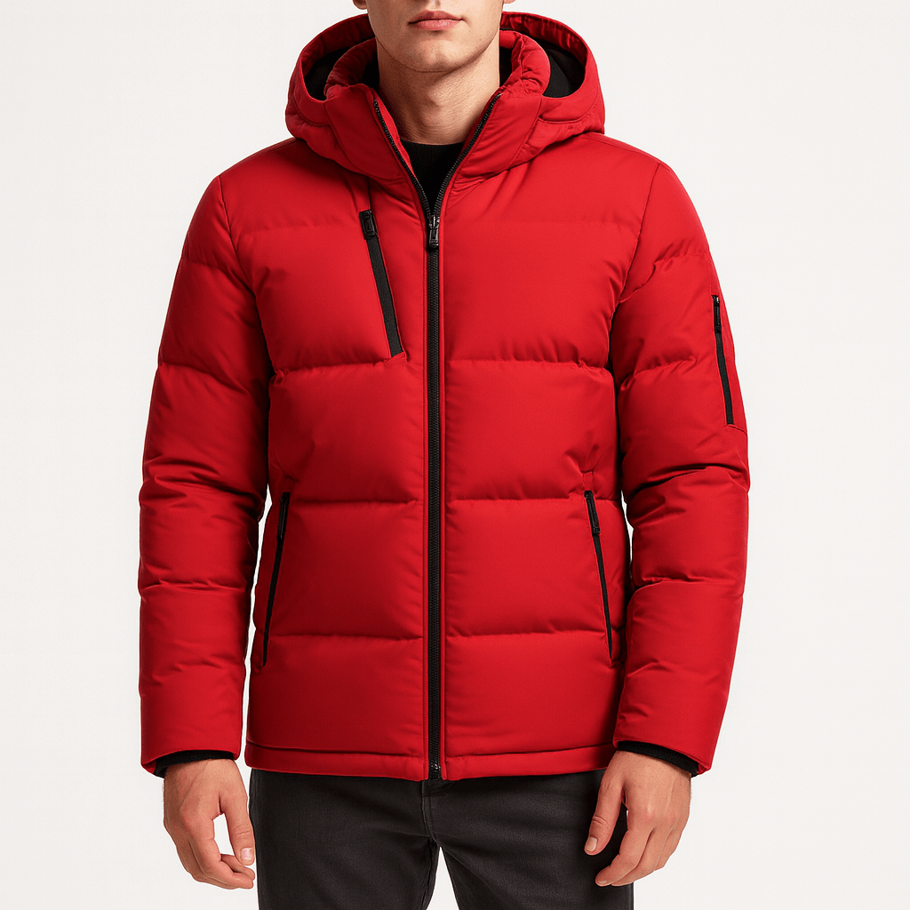Unisex Puffer Jacket Insulated Warm Fit