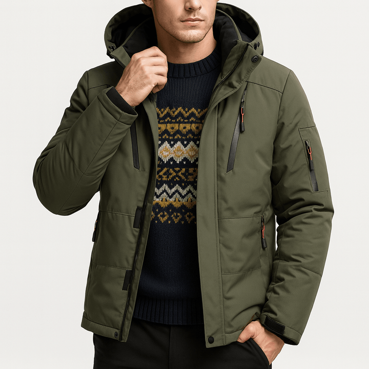 Unisex Puffer Jacket Insulated Warm Fit