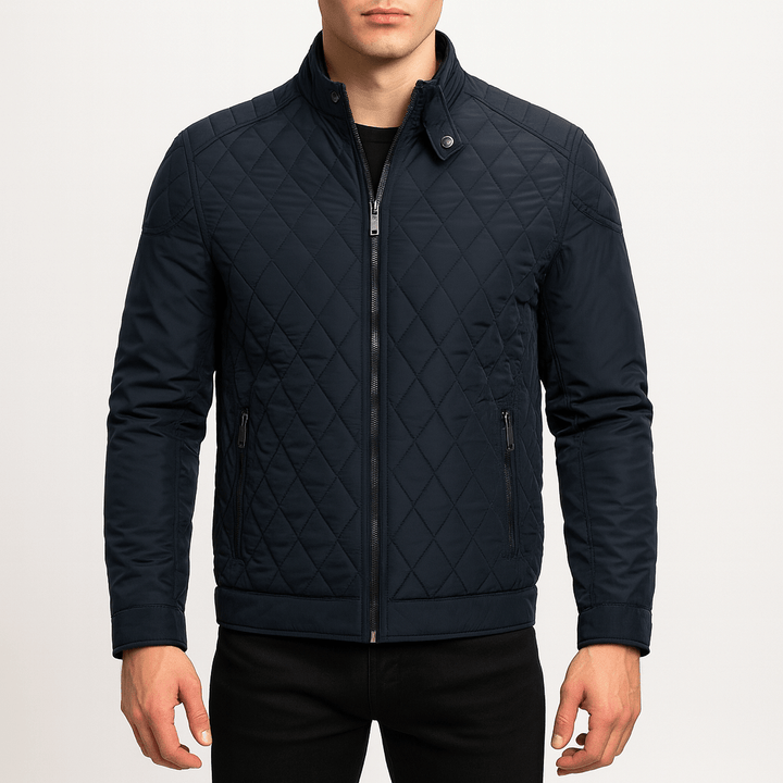 Unisex Quilted Bomber Jacket Lightweight Fit - BritishMode