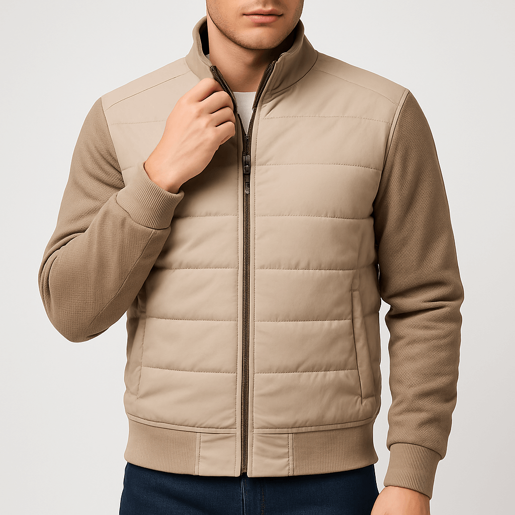 Mens Quilted Jacket Regular Fit - BritishMode