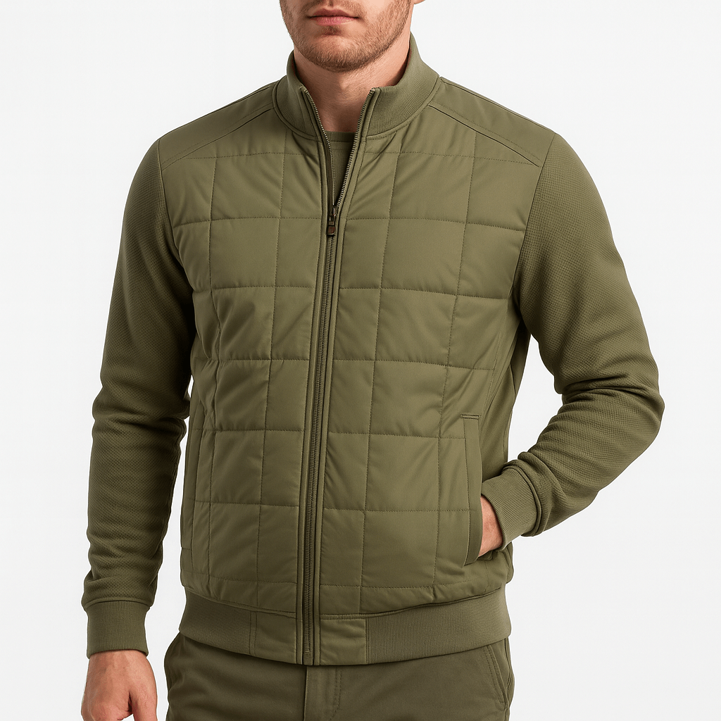 Mens Quilted Jacket Regular Fit