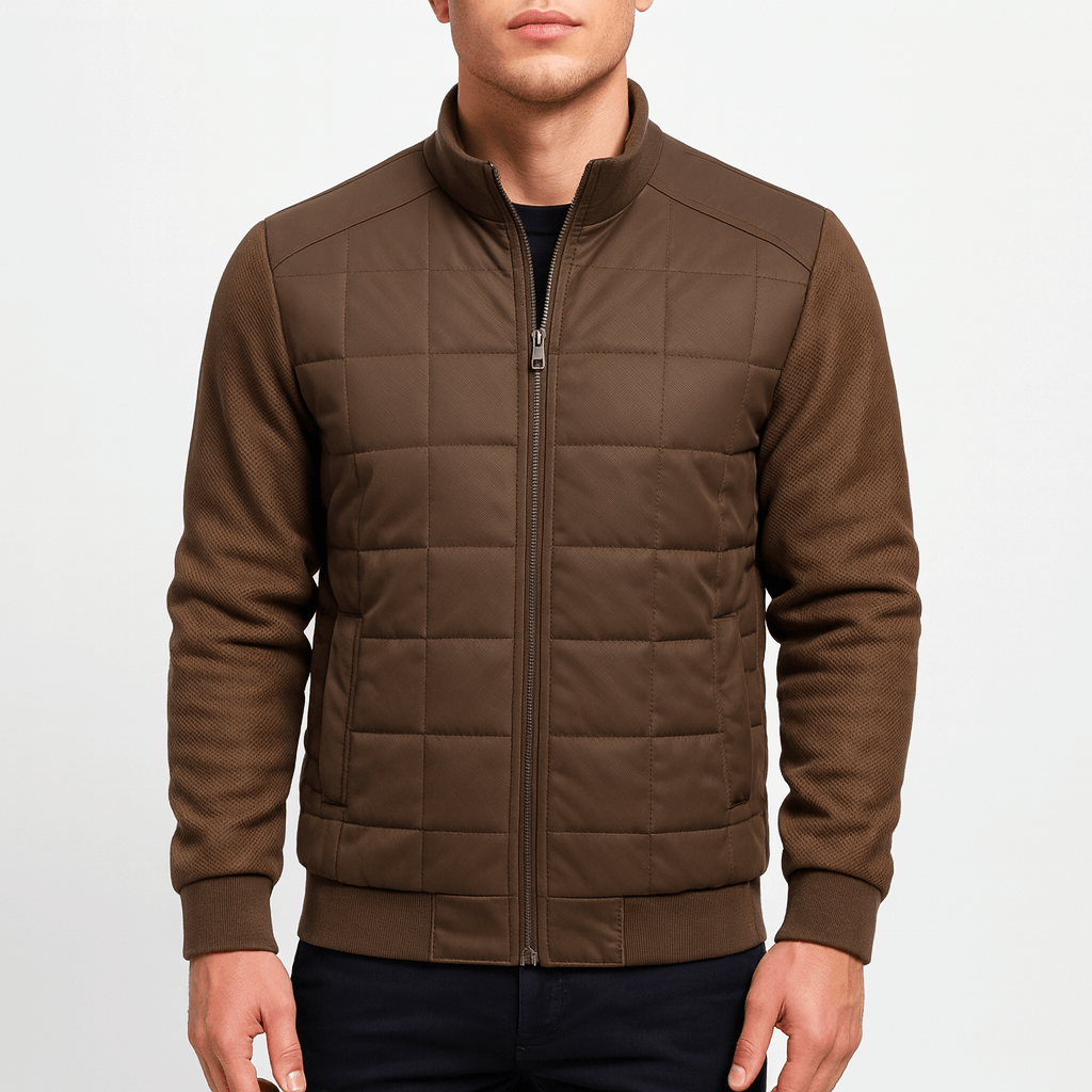 Mens Quilted Jacket Regular Fit