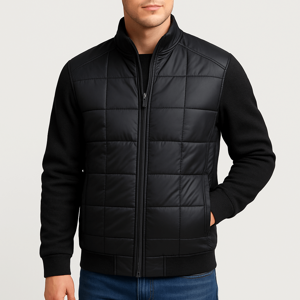 Mens Quilted Jacket Regular Fit