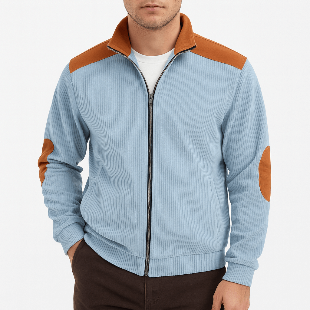 Unisex Quilted Jacket Ribbed Fit - BritishMode