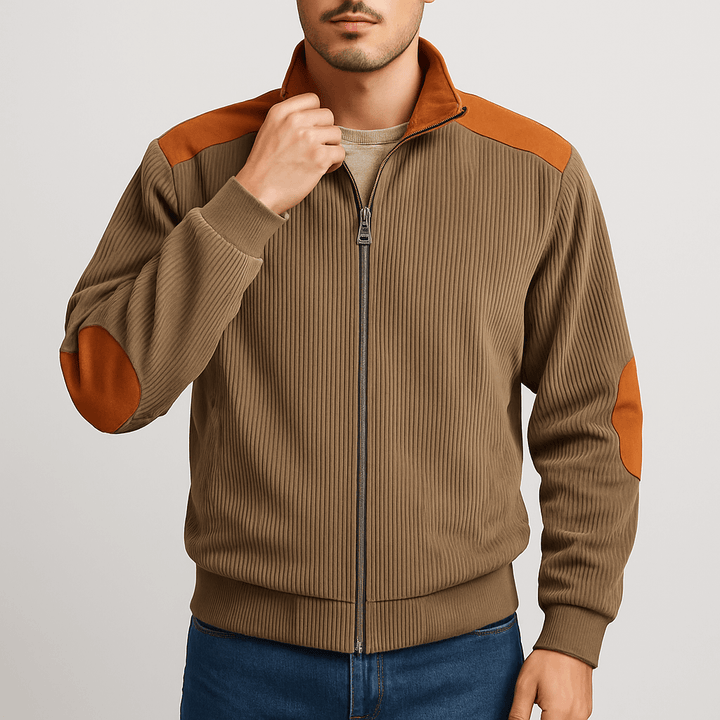 Unisex Quilted Jacket Ribbed Fit