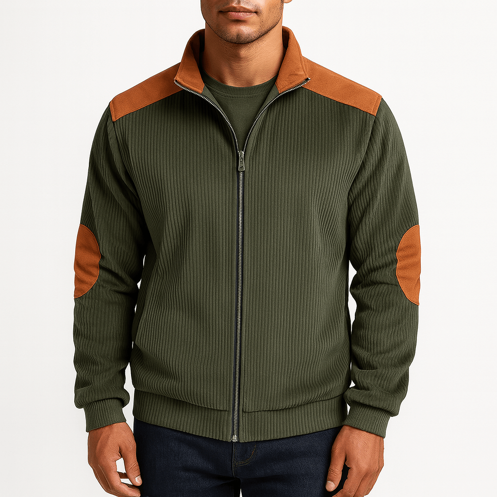 Unisex Quilted Jacket Ribbed Fit