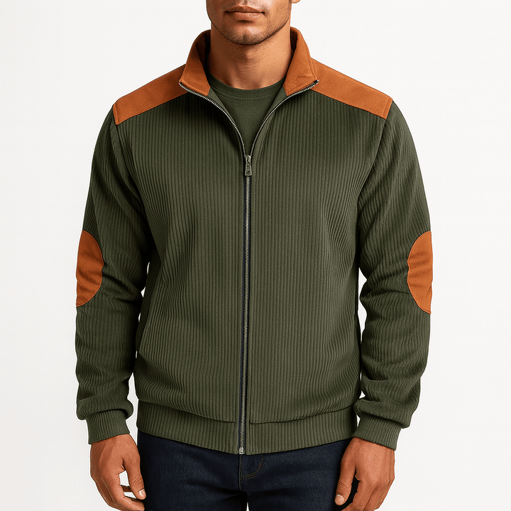 Unisex Quilted Jacket Ribbed Fit