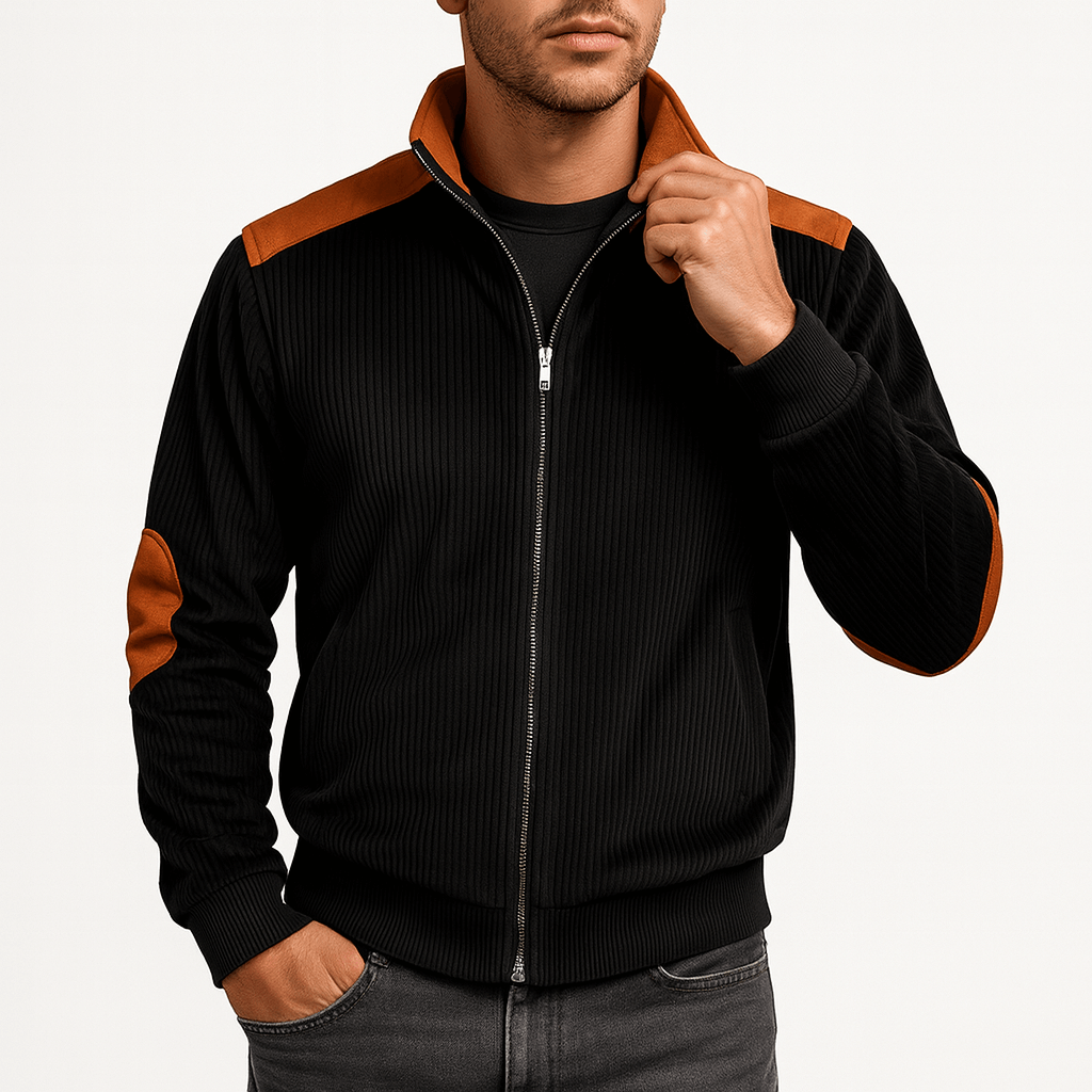 Unisex Quilted Jacket Ribbed Fit