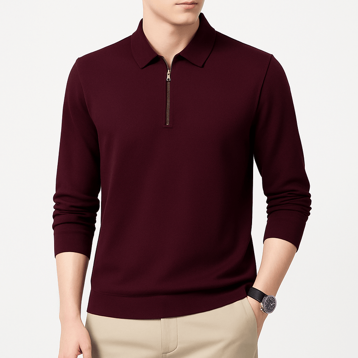 Unisex Half-Zip Sweater Relaxed Fit - BritishMode