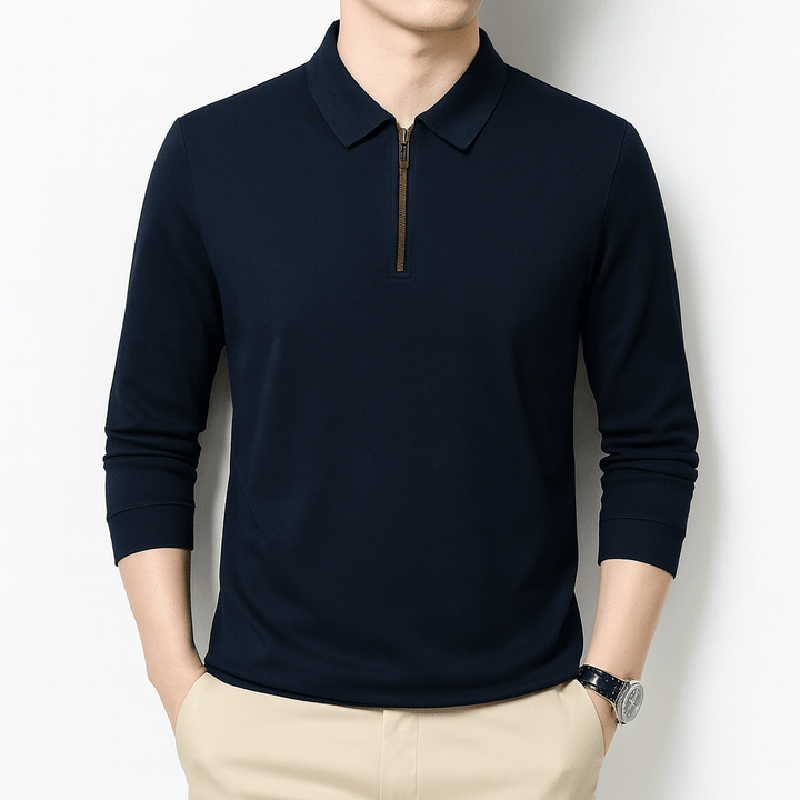 Unisex Half-Zip Sweater Relaxed Fit