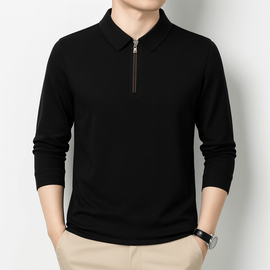 Unisex Half-Zip Sweater Relaxed Fit