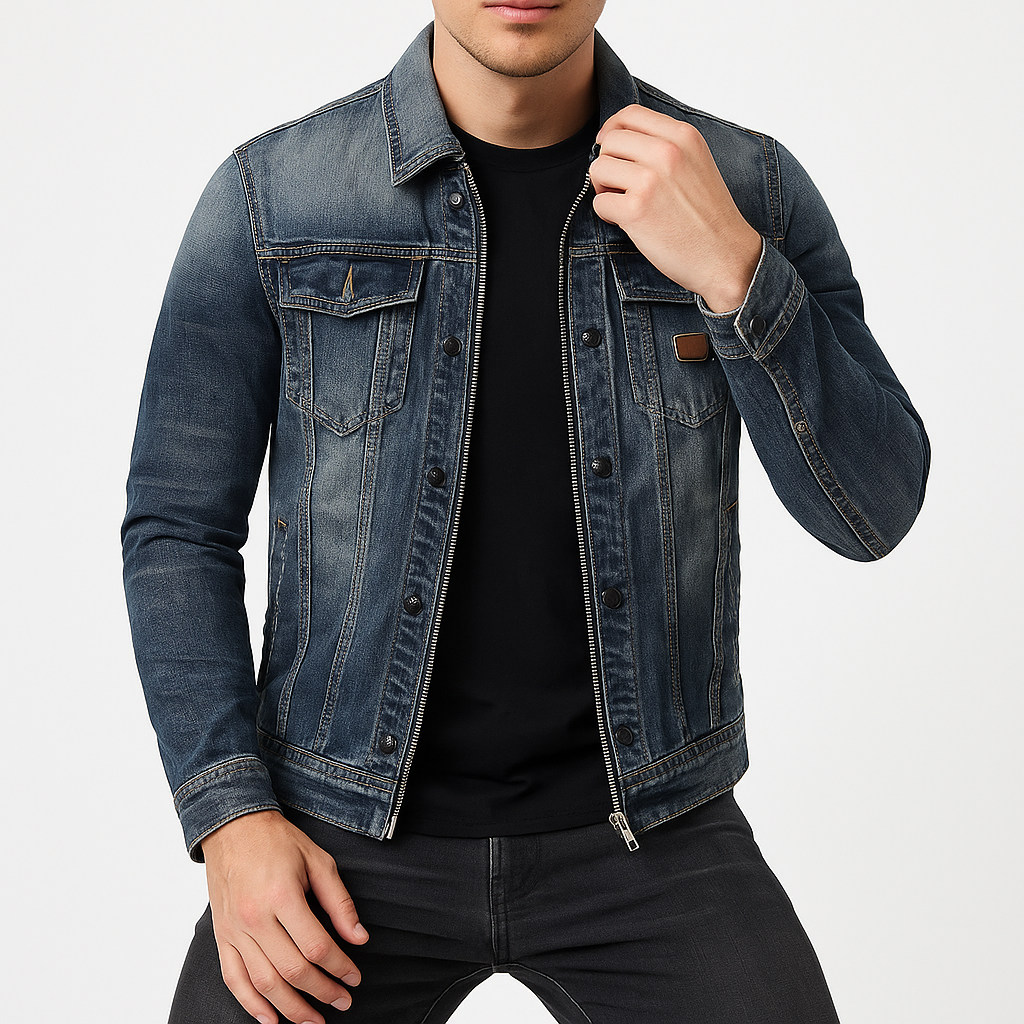Unisex Denim Jacket Classic Fit