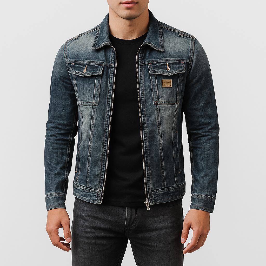 Unisex Denim Jacket Classic Fit