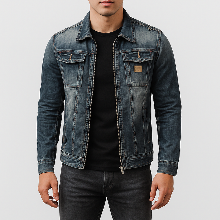 Unisex Denim Jacket Classic Fit