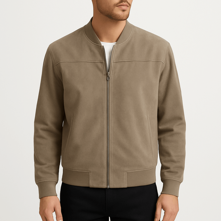 Mens Suede Jacket Retro Style - BritishMode