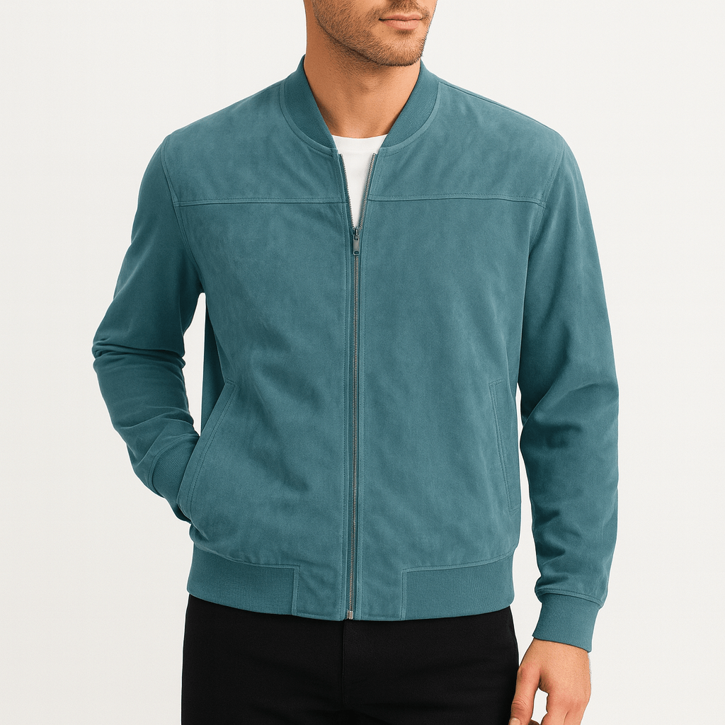 Mens Suede Jacket Retro Style