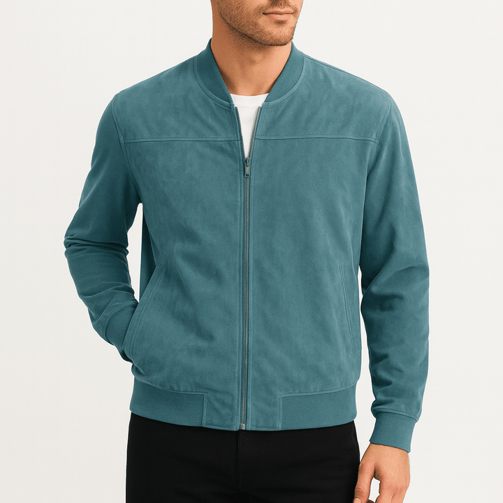 Mens Suede Jacket Retro Style