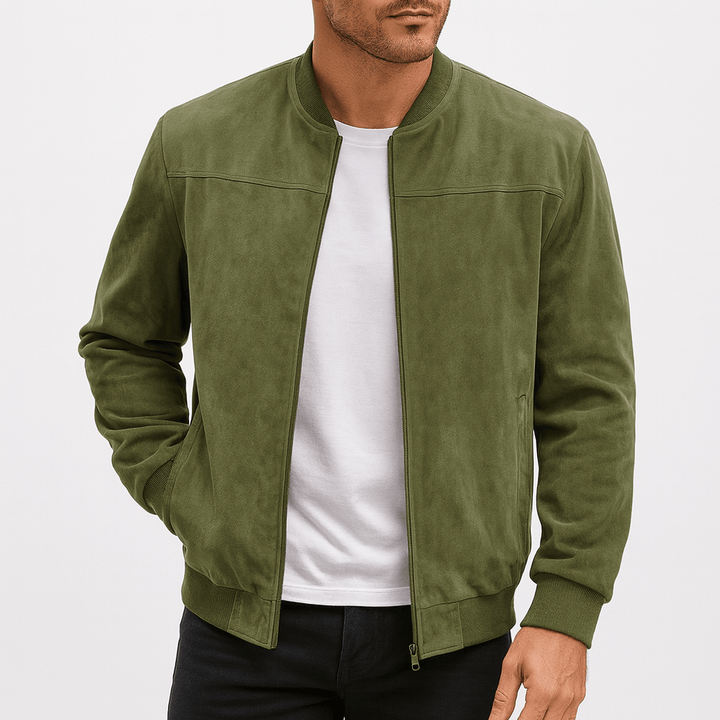 Mens Suede Jacket Retro Style