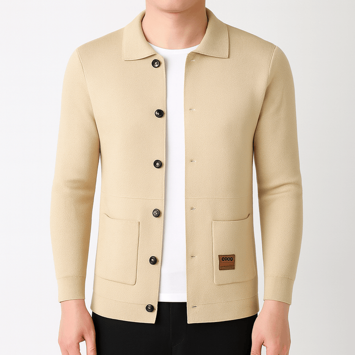Womens Slim Fit Cardigan with Collar