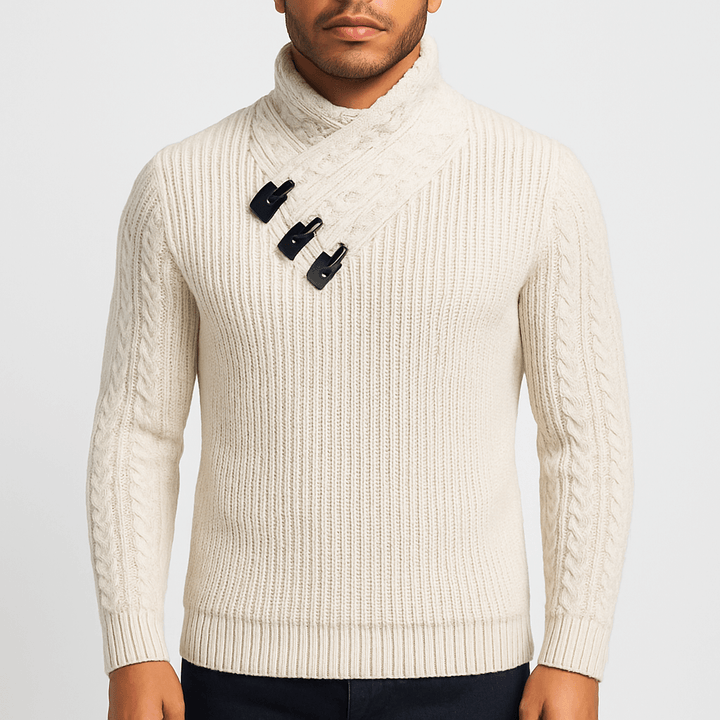 Mens Slim Fit Knit Sweater - BritishMode