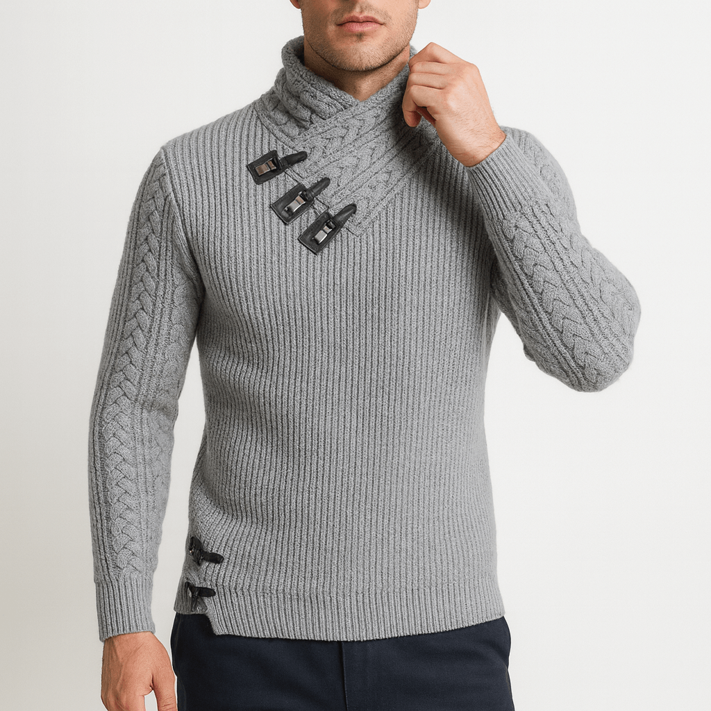 Mens Slim Fit Knit Sweater