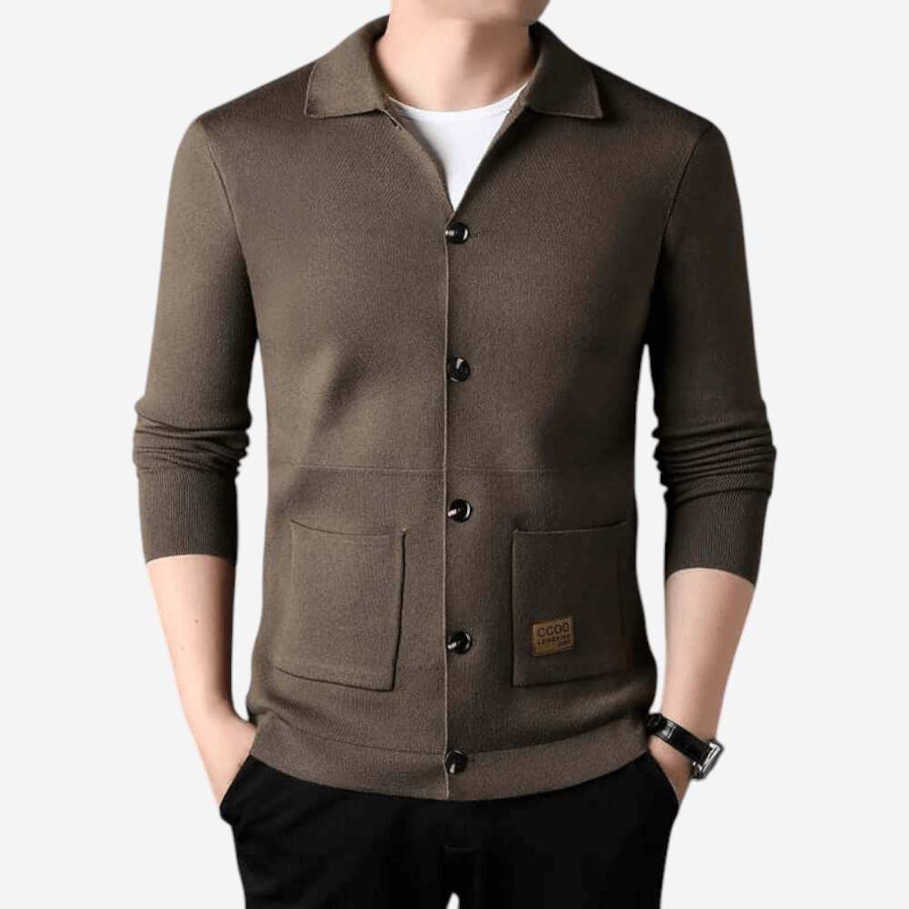 Womens Slim Knit Cardigan Fitted Style