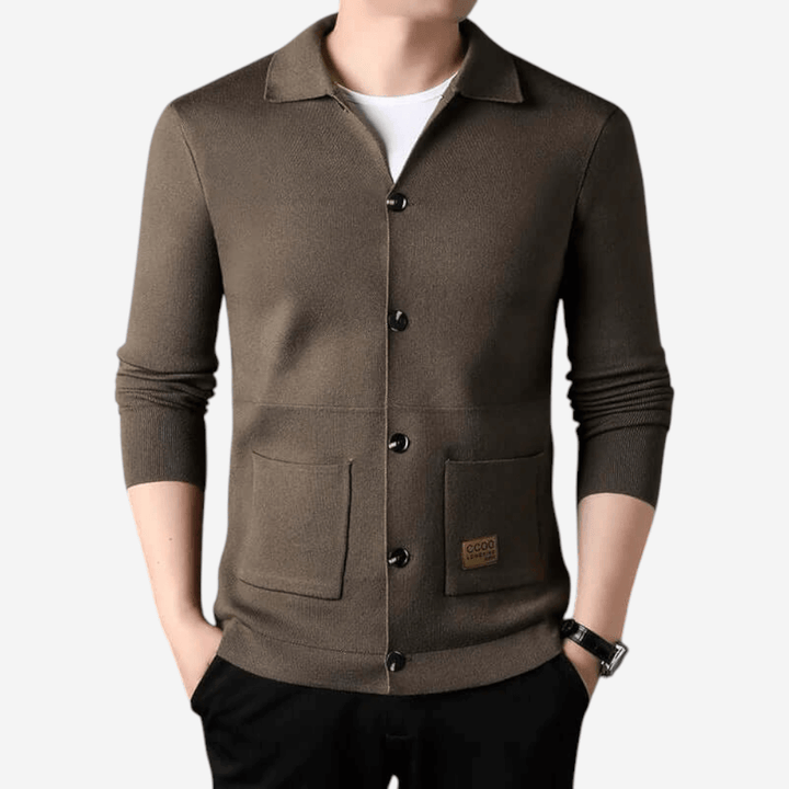 Womens Slim Knit Cardigan Fitted Style