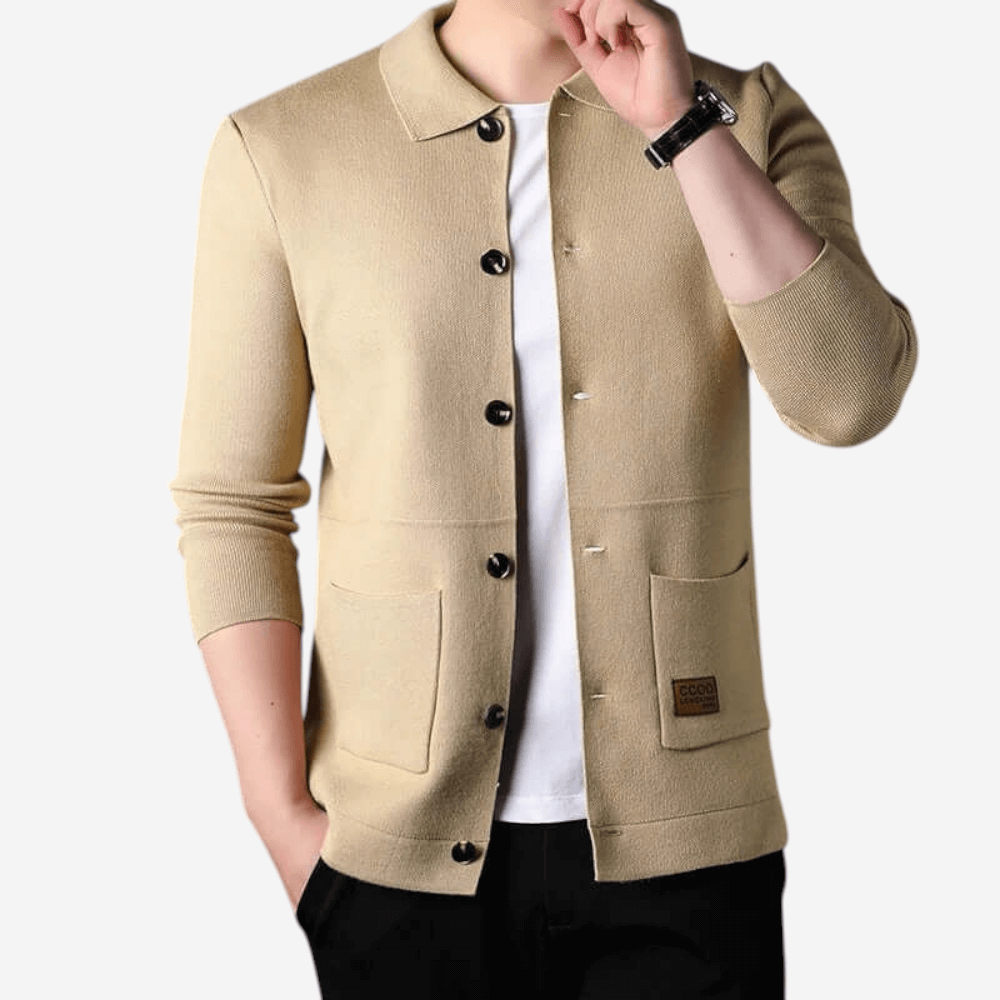 Womens Slim Knit Cardigan Fitted Style