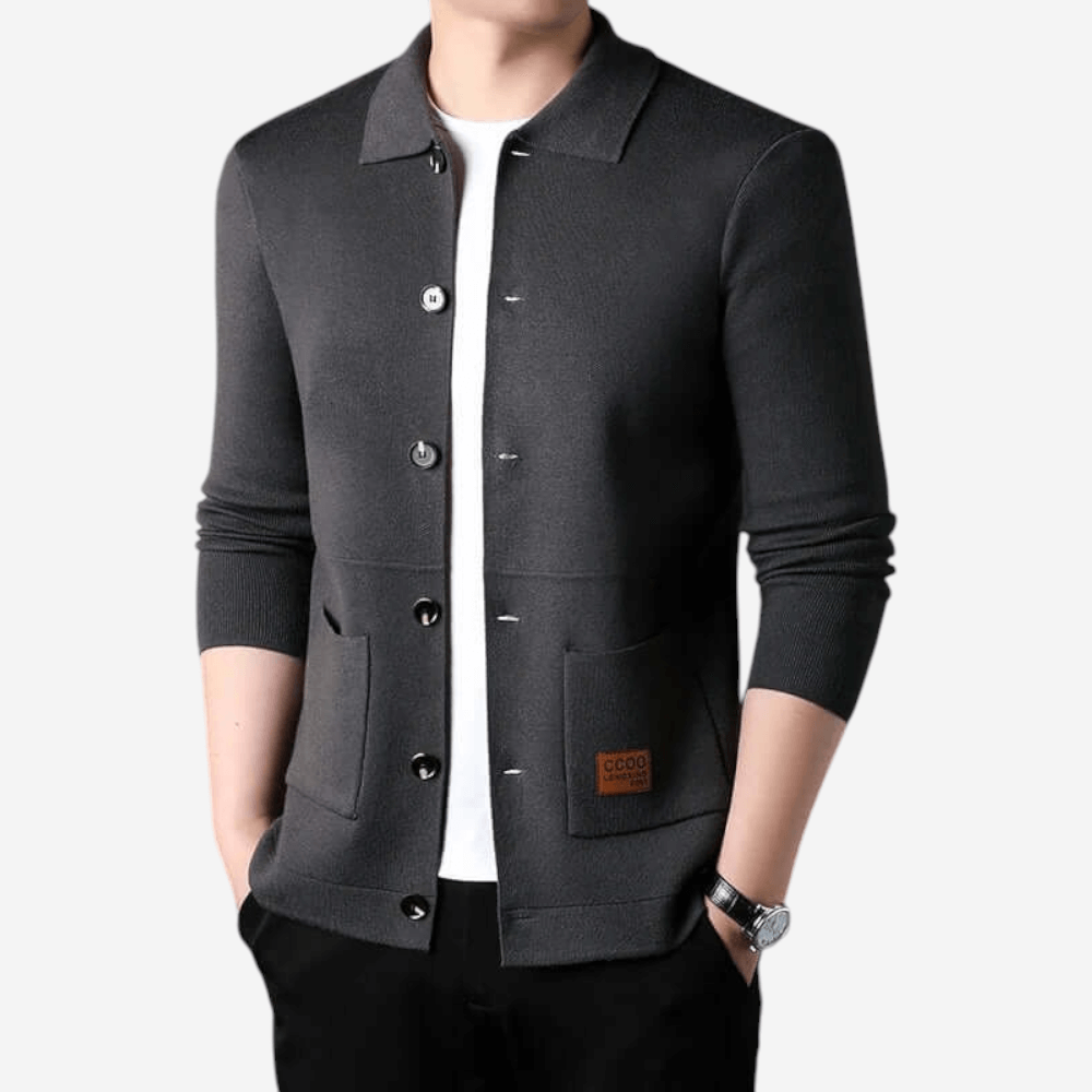 Womens Slim Knit Cardigan Fitted Style