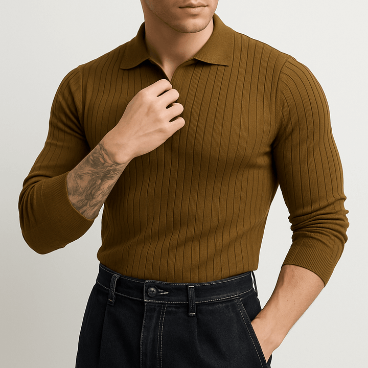 Womens Slim Knit Sweater Fitted Style