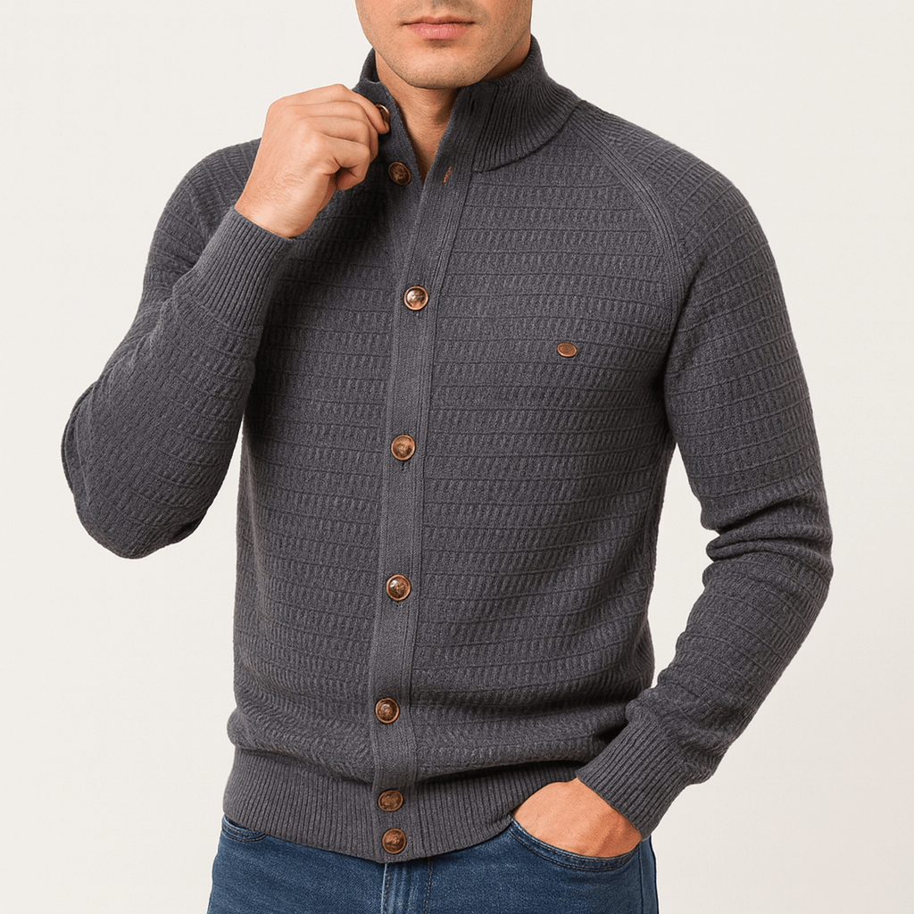 Unisex Slim Fit Knit Sweatshirt