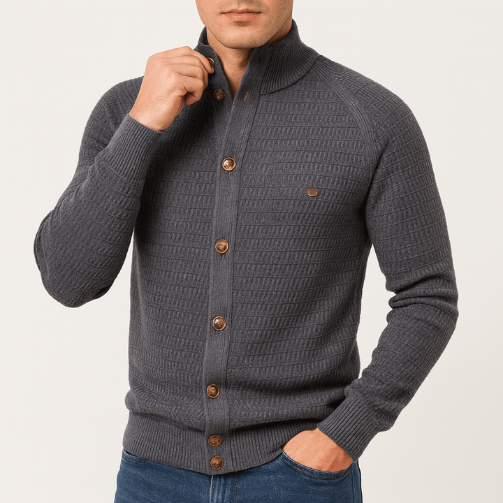Unisex Slim Fit Knit Sweatshirt