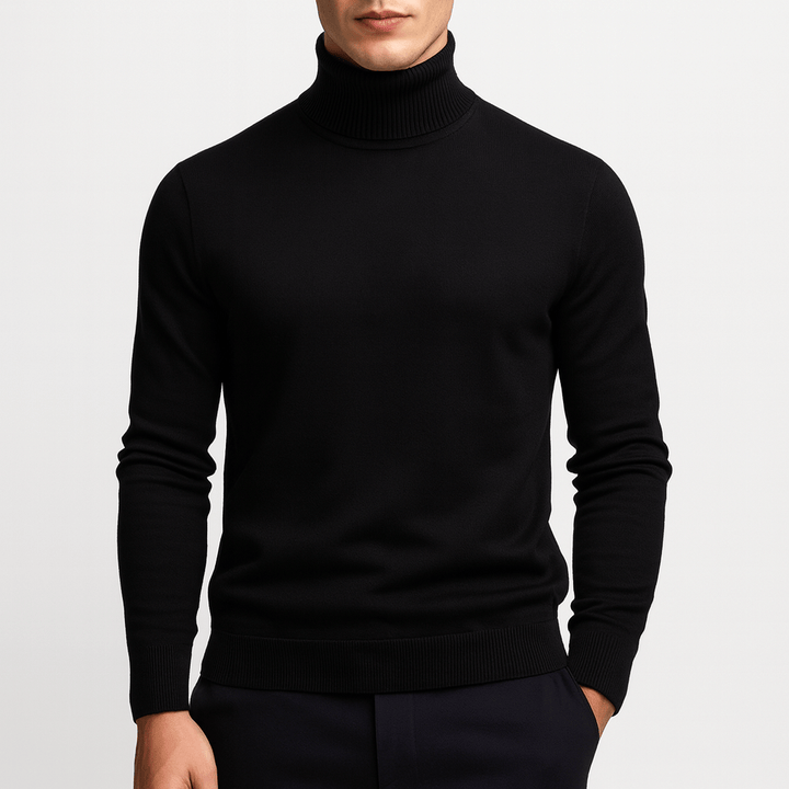 Womens Turtleneck Sweater Knit Long Sleeve