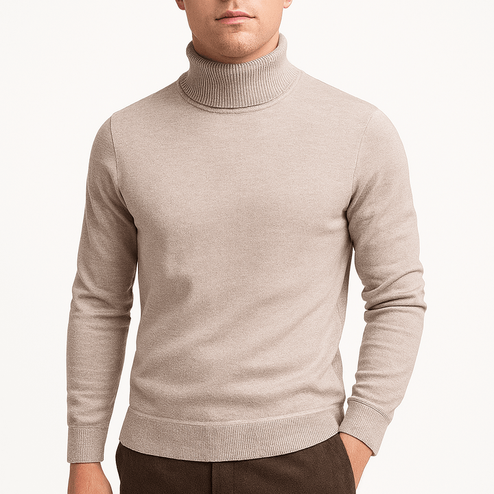 Womens Turtleneck Sweater Knit Long Sleeve