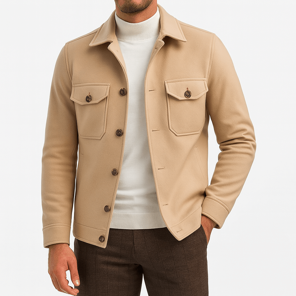Mens Utility Jacket Structured Fit - BritishMode
