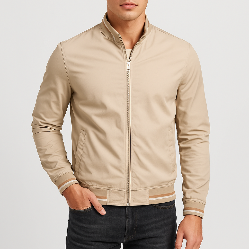 Unisex Bomber Jacket Lightweight Summer Fit