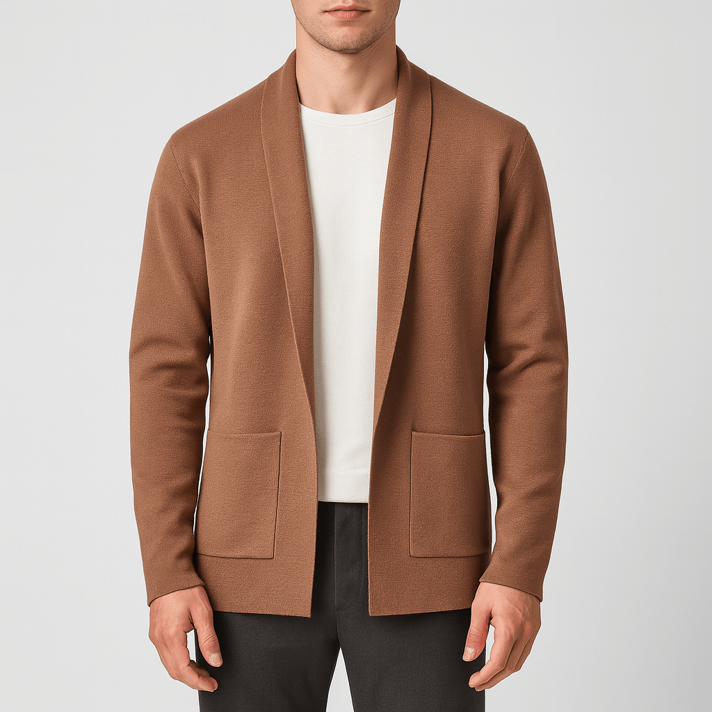 Womens Relaxed Fit Cardigan Knit