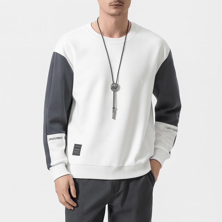 Unisex Sweatshirt Two-Tone Design Regular Fit