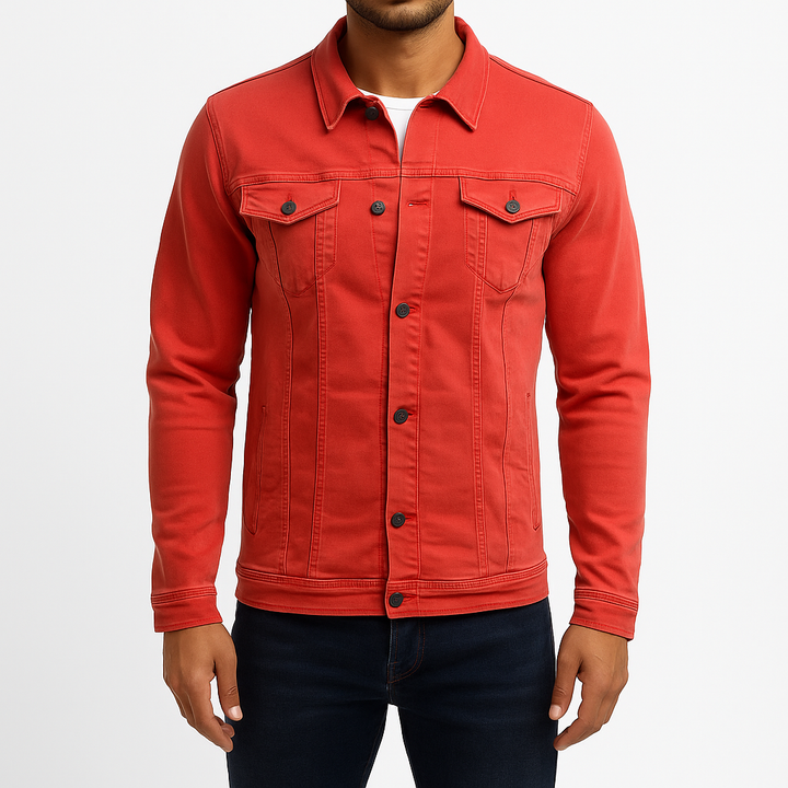 Unisex Denim Jacket Casual Fit - BritishMode
