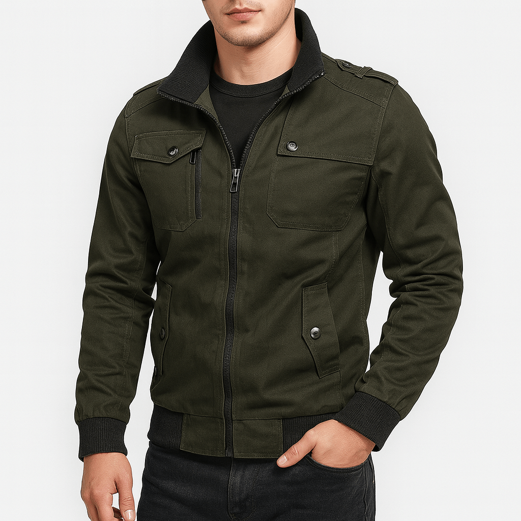 Mens Bomber Jacket Utility Style - BritishMode